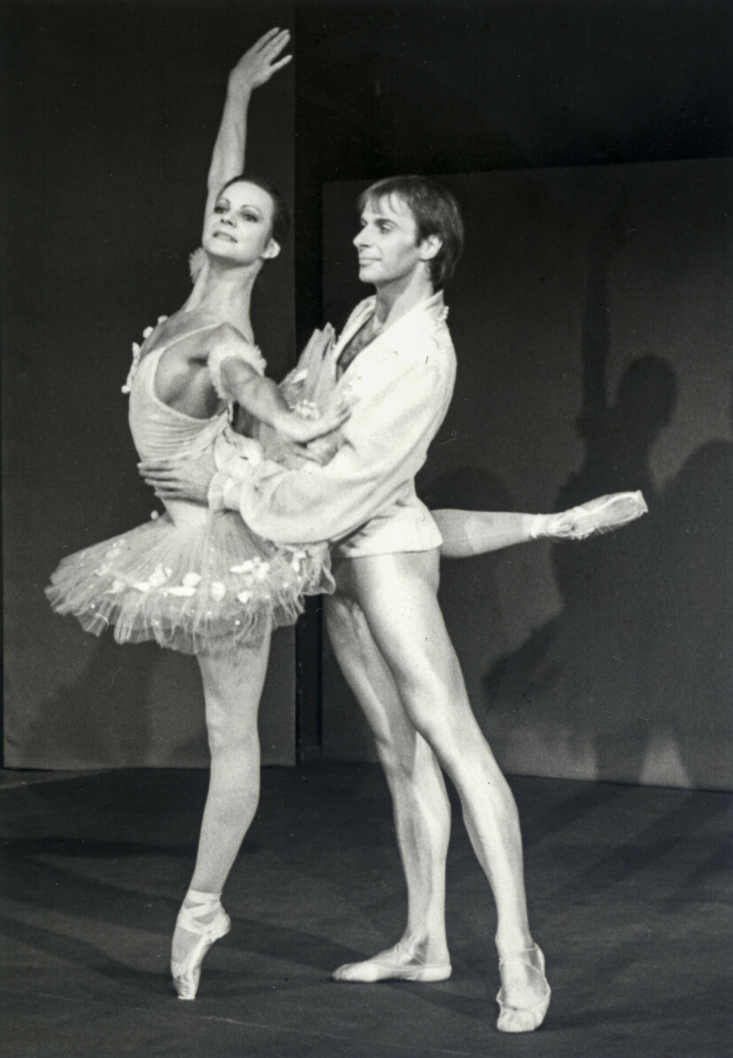 Prinz Désiré in »Dornröschen« mit Christina Brückner als Prinzessin Aurora (Oper Leipzig 1983)